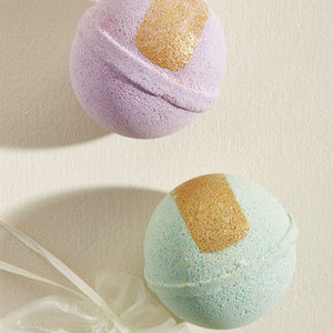 Latika Bath Bomb Set of 2 Lavender & Olive-grove